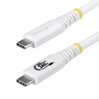 Cable USB4 2m - USB-C Certificado USB-IF - 20Gbps - Blanco