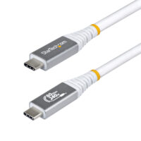 Cable USB4 50cm - USB-C Certificado USB-IF - 80Gbps - Blanco