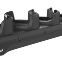 Five-slot cradle to charge TC53 / TC58  TC53e / TC58e / TC53e-RFID devices WITHOUT a rugged boot. Includes pre-installed black shims.