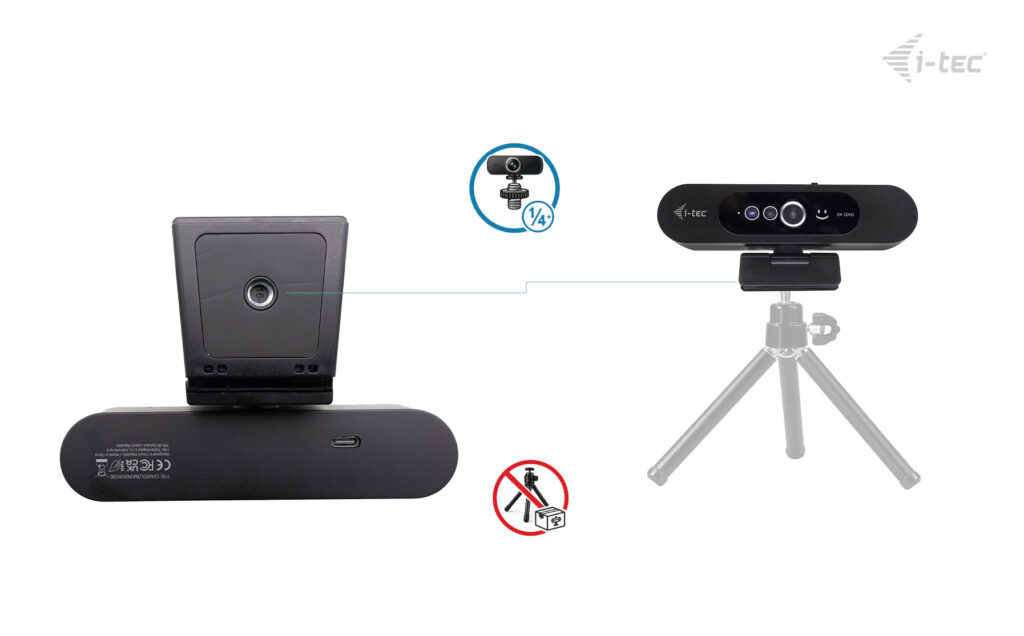 i-tec SOLOMON WH200 2K Webcam with Windows Hello i-tec SOLOMON WH200 2K Webcam with Windows Hello