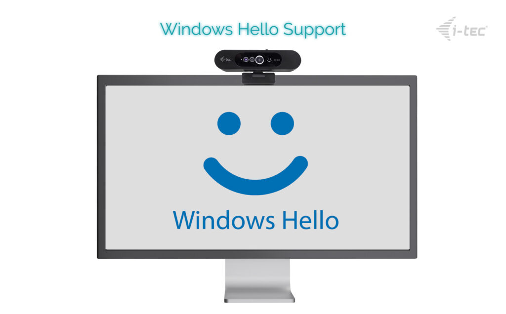 i-tec SOLOMON WH200 2K Webcam with Windows Hello i-tec SOLOMON WH200 2K Webcam with Windows Hello