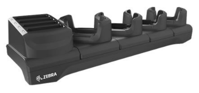 Multi-slot cradle to charge up to four TC53/TC58 TC53e/TC58e/TC53e-RFID devices and four batteries Multi-slot cradle to charge up to four TC53/TC58 TC53e/TC58e/TC53e-RFID devices and four batteries