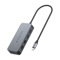 Adaptador de Red Gigabit de Doble Puerto con concentrador USB de 2 puertos