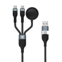 Cable de Datos de Carga Rápida 3 en 1 de 100W 1.5m