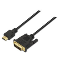 CABLE DVI A HDMI  DVI18+1/M-HDMI A/M  NEGRO  1.8M