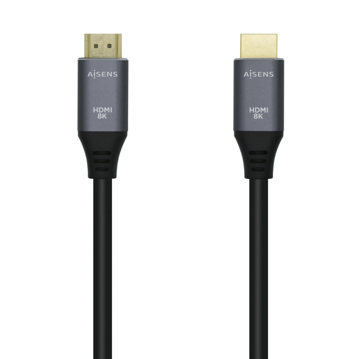 CABLE HDMI V2.1 ULTRA ALTA VELOCIDAD / HEC 8K@60HZ 48GBPS A/M-A/M GRIS/NEGRO 2.0M CABLE HDMI V2.1 ULTRA ALTA VELOCIDAD / HEC 8K@60HZ 48GBPS A/M-A/M GRIS/NEGRO 2.0M