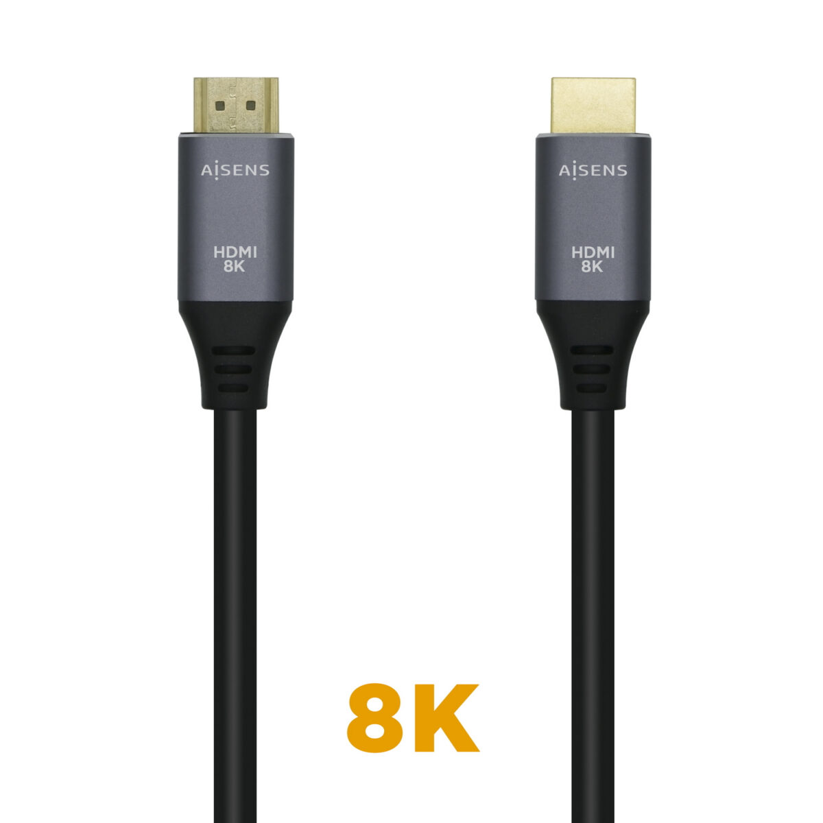 CABLE HDMI V2.1 ULTRA ALTA VELOCIDAD / HEC 8K@60HZ 48GBPS A/M-A/M GRIS/NEGRO 2.0M CABLE HDMI V2.1 ULTRA ALTA VELOCIDAD / HEC 8K@60HZ 48GBPS A/M-A/M GRIS/NEGRO 2.0M