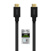 CABLE HDMI V2.1 ULTRA ALTA VELOCIDAD / HEC 8K@60HZ 48GBPS  A/M-A/M  NEGRO  5.0M