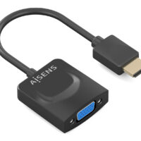 CONVERSOR HDMI A SVGA  HDMI A/M-SVGA/H  NEGRO  15CM