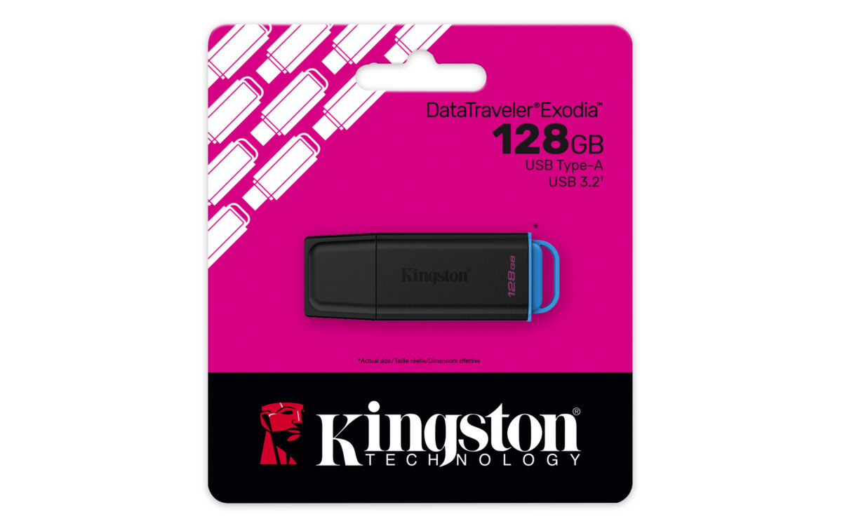 Flash USB DataTraveler Exodia 128GB Azul Flash USB DataTraveler Exodia 128GB Azul