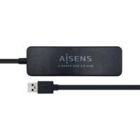 HUB USB 3.0  TIPO A/M-4XTIPO A/H  NEGRO  30CM