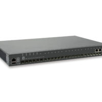 KILBY 28-Port Stackable L3 Lite Managed Gigabit Fiber Optic Switch  2 x Gigabit SFP/RJ45 Combo  2 x 10GbE SFP+  1 x 10GbE Module Slot