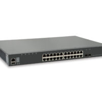 KILBY 28-Port Stackable L3 Managed Gigabit Switch  2 x 10GbE SFP+  1 x 10GbE Module Slot