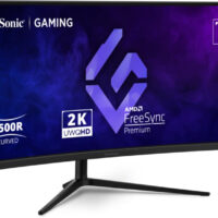 34  21:9  3440 x 1440  VA  1500R curved gaming monitor  180Hz  1ms MPRT  FreeSync Premium  2 HDMI  2 DisplayPort