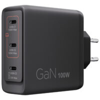 Cargador Lenovo GaN USB-C de 100 W y varios puertos